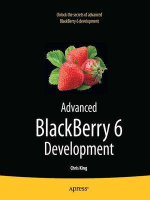cover image of Advanced BlackBerry 6 Development